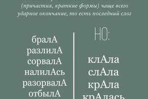 Карточки для запоминания ударений по словнику ФИПИ-2025 — Ларина Анна Тамазовна