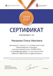 Диплом / сертификат №14 — Макарова Елена Ивановна