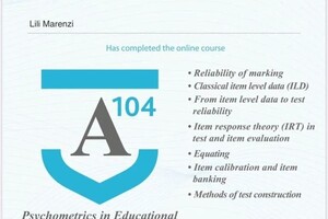 Диплом / сертификат №16 — Маренци Лили Георгиевна