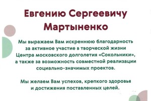 Диплом / сертификат №23 — Мартыненко Евгений Сергеевич