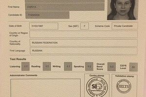 Международная сертификация знания английского языка на уровень В2. IELTS Academic — Молодякова Дария Витальевна