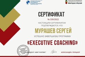 Диплом / сертификат №3 — Мурашев Сергей Витальевич