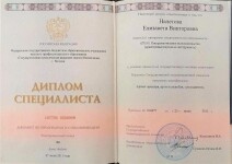 Диплом о высшем гитарном образовании — Налётова Елизавета Викторовна