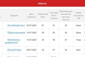 Результаты ЕГЭ 2020 — Николаев Иван Витальевич