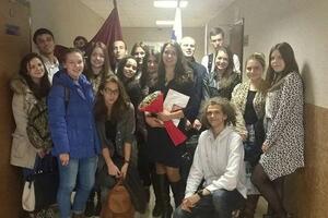 С моими студентами (испанский язык) в Российском университете дружбы народов (РУДН) — Николаева Мария Игоревна