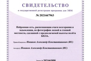 Диплом / сертификат №13 — Новиков Александр Константинович