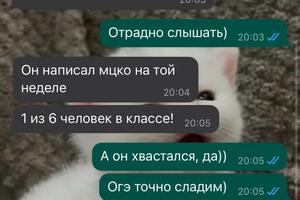 Отзыв родителя, результат МЦКО — Обуховская Алина Ивановна