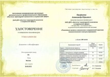 Диплом / сертификат №1 — Панфилов Александр Юрьевич