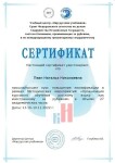 Диплом / сертификат №4 — Пеан Наталья Николаевна