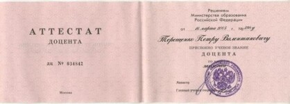 Диплом / сертификат №3 — Русин Виктор Александрович