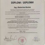 Ph.D. diploma — Русина Екатерина Александровна