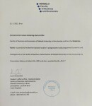 Announcement about obtaining doctoral title — Русина Екатерина Александровна