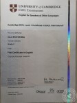 Cambridge Certificate FCE — Шатохина Алла Вячеславовна