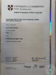 Cambridge Certificate PET — Шатохина Алла Вячеславовна