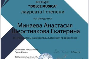 Диплом / сертификат №5 — Шерстнякова Екатерина Игоревна