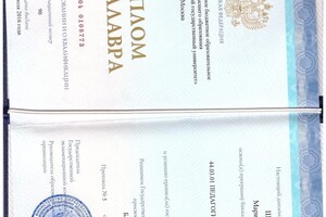 Диплом о высшем образовании — Шишкова Мария Игоревна