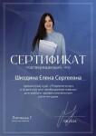 Диплом / сертификат №2 — Шкодина Елена Сергеевна