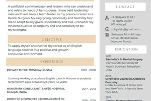 Resume — Siddiqui Zuby Shakeel Ahmed