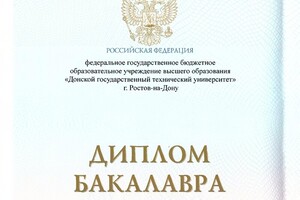 Диплом бакалавра — Сковородина Татьяна Сергеевна