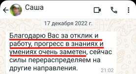 Отзывы из мессенджеров — Слободенюк Владимир Александрович