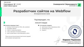 Диплом / сертификат №10 — Смердов Алексей Андреевич