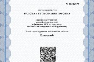 Диплом / сертификат №3 — Соколовская Светлана Викторовна