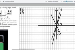 Скриншот дистанционного занятия с учеником по математике. — Степанников Юрий Михайлович