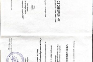 Диплом / сертификат №15 — Стрюк Екатерина Артуровна