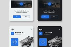 Дизайн мобильного приложения для компании DJI — Сухопарова Александра Сергеевна