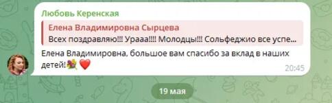 Экзамен по сольфеджио и музыкальной литературе — Сырцева Елена Владимировна