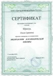 Диплом / сертификат №8 — Тренчук Ольга Сергеевна