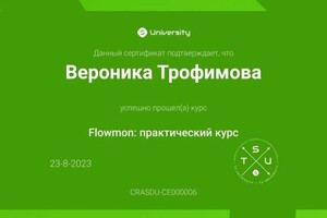 Диплом / сертификат №13 — Трофимова Вероника Николаевна