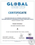 TEFL/TESOL certificate — Урманцев Руслан Уралович