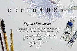 Диплом / сертификат №15 — Валитова Карина Эльмировна