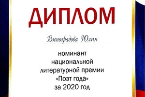 Диплом / сертификат №26 — Виноградова Юлия Евгеньевна