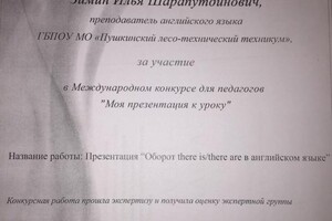 Диплом — Зимин Илья Шарапутдинович