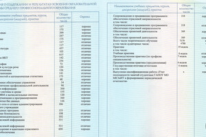 Оценки — Барчий Елизавета Романовна