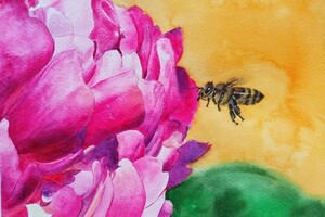 Журавель Оксана Викторовна — Моя работа акварелью на профессиональной бумаге. — Портфолио №3