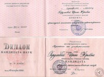 Гордлеева Ирина Юрьевна (Репетитор по инженерии, физике. Нижний Новгород): аттестат на звание доцента и диплом кандидата наук