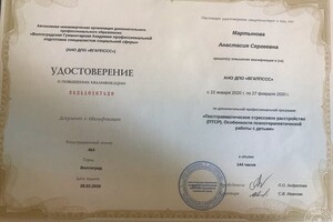 Дополнительное образование — Мартынова Анастасия Сергеевна