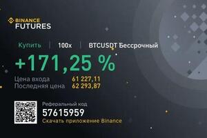 Пример сделки на Binance — Окатьев Владимир Васильевич