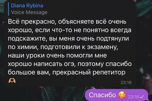 Подготовка к ОГЭ по химии — Суходоева Диана Дмитриевна