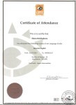 Certificate of Attendence, Upper-Intermediate (B2) Level — Большакова Елена Александровна