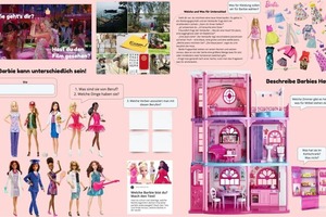 Пример доски урока по немецкому Barbie — Голобокова Анастасия Вячеславовна