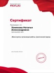 Диплом / сертификат №1 — Хомякова Наталья Александровна