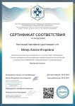 Диплом / сертификат №17 — Меер Алеся Игоревна