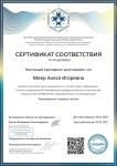 Диплом / сертификат №7 — Меер Алеся Игоревна