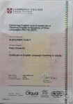 CELTA (Certificate in English Language Teaching to Adults) — Олбут Александр Александрович