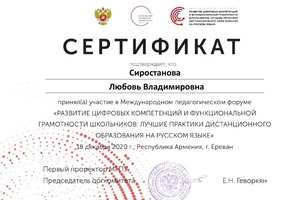 Портфолио №4 — Сиростанова Любовь Владимировна