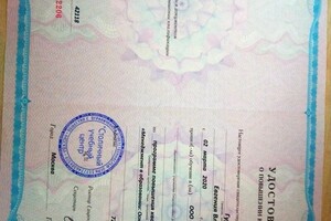 Диплом / сертификат №12 — Гурина Евгения Владиславовна